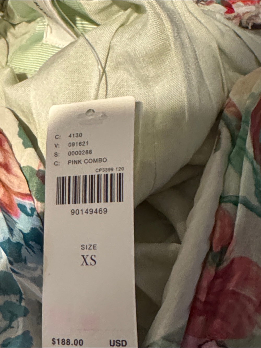 By Anthropologie NWT Chiffon Shift Patchwork Floral Midi Dress - Picture 10 of 12